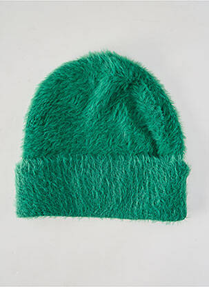 Bonnet stretch vert FEELKOO femme