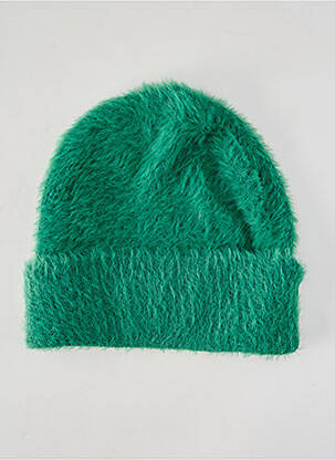 Bonnet stretch vert FEELKOO femme