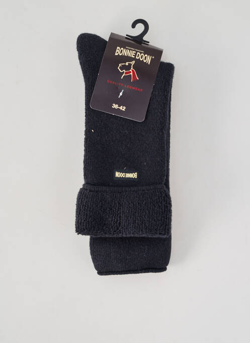 Chaussettes stretch noir BONNIE DOON femme