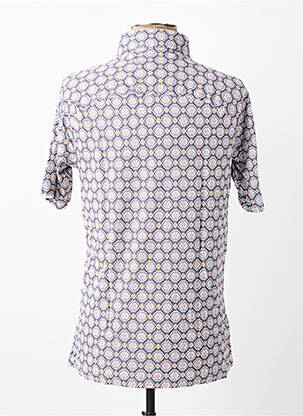 Polo tissage jersey manches courtes gris DESOTO homme