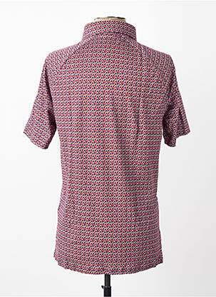 Polo tissage jersey manches courtes rouge DESOTO homme