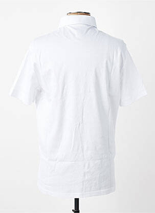 Polo stretch manches courtes blanc DESOTO homme