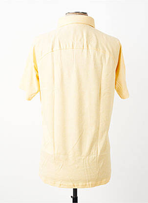 Polo tissage jersey manches courtes jaune DESOTO homme