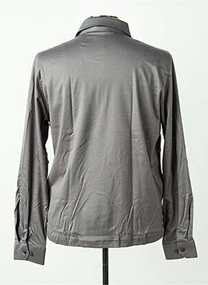 Polo manches longues manches longues gris DESOTO homme