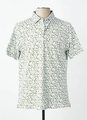 Polo tissage jersey manches courtes vert DESOTO homme