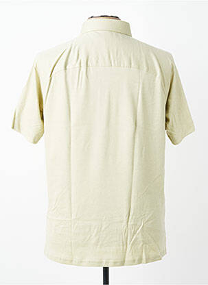 Polo tissage chiné manches courtes vert fonce DESOTO homme