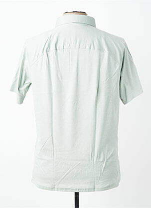 Polo tissage chiné manches courtes vert DESOTO homme