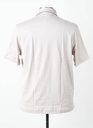 Polo tissage jersey manches courtes gris DESOTO homme
