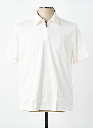 Polo tissage jersey manches courtes beige DESOTO homme