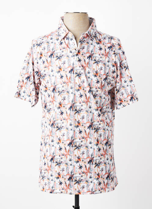 Polo tissage jersey manches courtes orange DESOTO homme