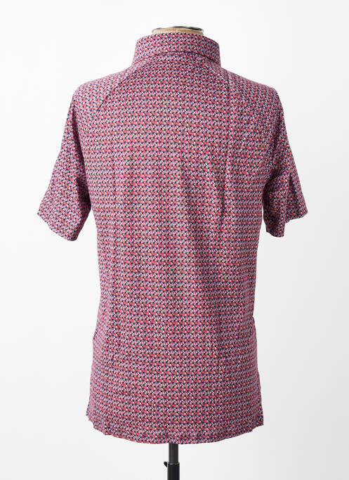 Polo tissage jersey manches courtes rouge DESOTO homme