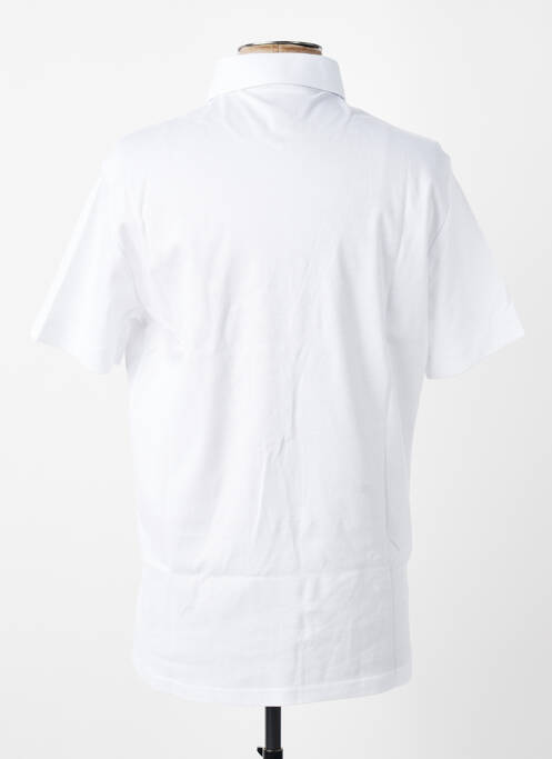 Polo stretch manches courtes blanc DESOTO homme