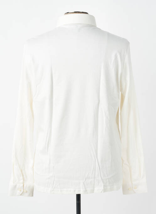Polo manches longues manches longues beige DESOTO homme