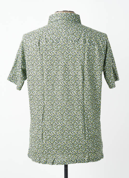 Polo tissage jersey manches courtes vert DESOTO homme