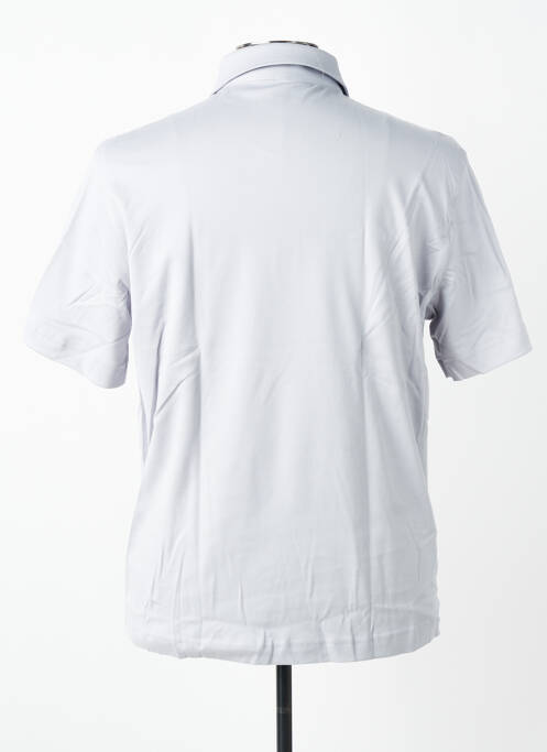 Polo tissage jersey manches courtes gris DESOTO homme