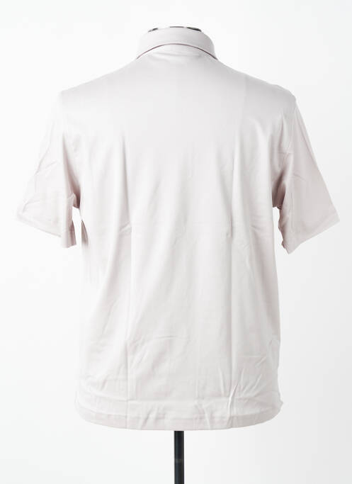 Polo tissage jersey manches courtes gris DESOTO homme