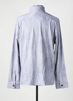 Chemise manches longues coupe droite gris DESOTO homme