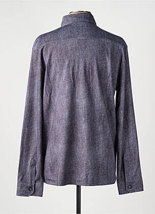 Chemise manches longues coupe droite gris fonce DESOTO homme