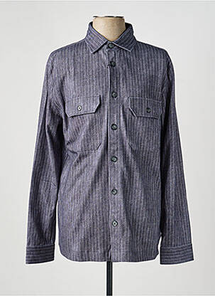 Chemise manches longues imprimé fantaisie gris DESOTO homme