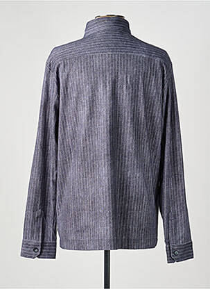 Chemise manches longues imprimé fantaisie gris DESOTO homme