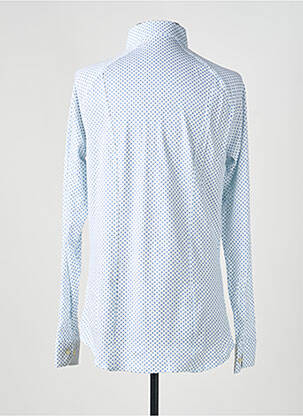 Chemise manches longues imprimé fantaisie blanc DESOTO homme