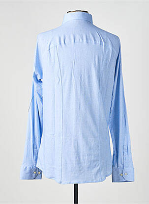 Chemise manches longues imprimé fantaisie bleu clair DESOTO homme
