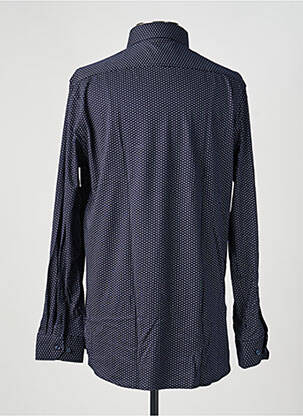 Chemise manches longues imprimé fantaisie bleu fonce DESOTO homme