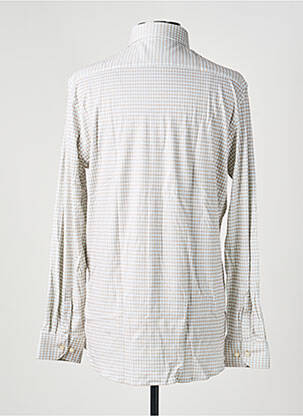 Chemise manches longues imprimé fantaisie beige DESOTO homme