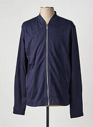 Veste casual coupe droite bleu DESOTO homme