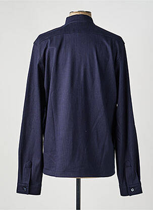 Veste casual coupe droite bleu DESOTO homme