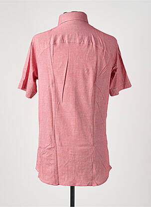 Chemise manches courtes imprimé fantaisie rouge DESOTO homme