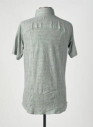 Chemise manches courtes imprimé fantaisie vert DESOTO homme
