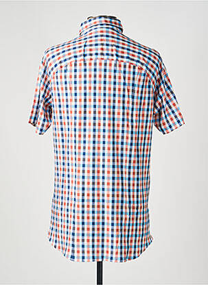 Chemise manches courtes imprimé fantaisie rouge DESOTO homme