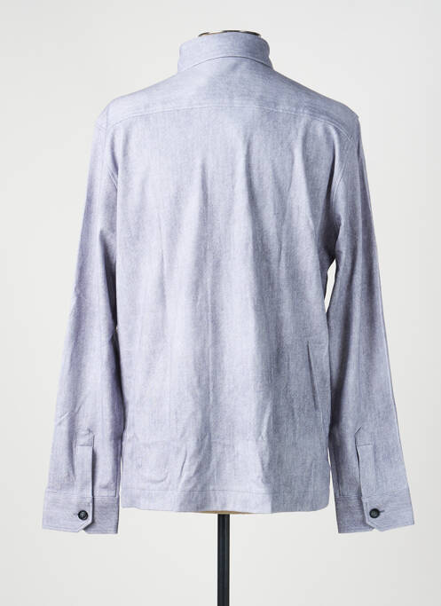 Chemise manches longues coupe droite gris DESOTO homme