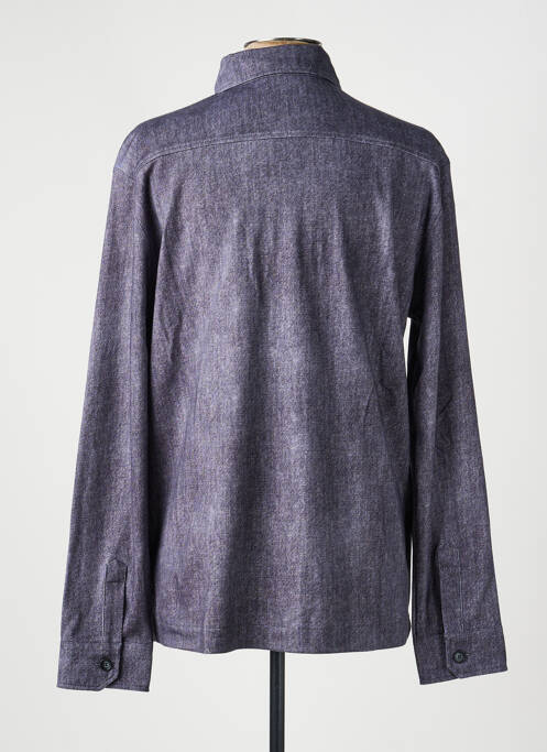 Chemise manches longues coupe droite gris fonce DESOTO homme