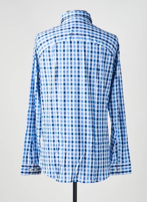 Chemise manches longues imprimé fantaisie bleu DESOTO homme
