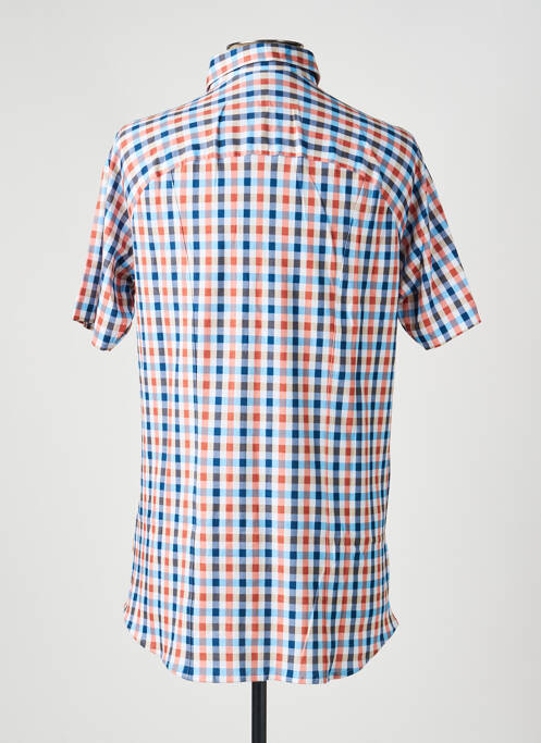 Chemise manches courtes imprimé fantaisie rouge DESOTO homme