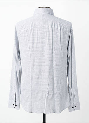 Chemise manches longues imprimé fantaisie gris DESOTO homme