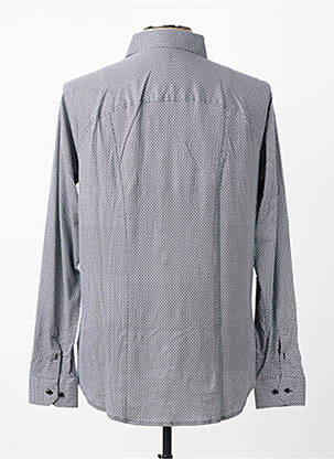 Chemise manches longues coupe cintrée noir DESOTO homme