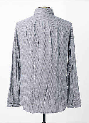 Chemise manches longues coupe cintrée noir DESOTO homme