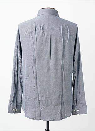 Chemise manches longues coupe cintrée gris DESOTO homme