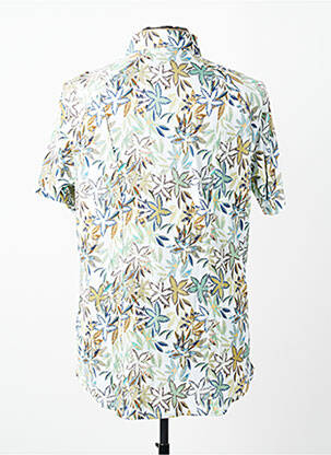 Chemise manches courtes imprimé tie and dye vert DESOTO homme