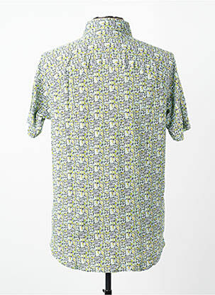Chemise manches courtes imprimé fantaisie vert DESOTO homme