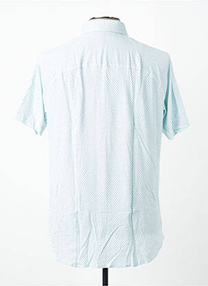 Chemise manches courtes imprimé fantaisie bleu DESOTO homme