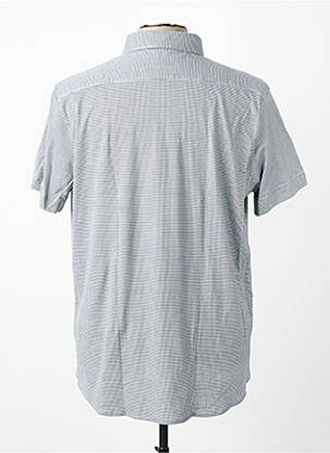 Chemise manches courtes coupe cintrée vert DESOTO homme