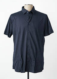 Chemise manches courtes imprimé fantaisie vert DESOTO homme