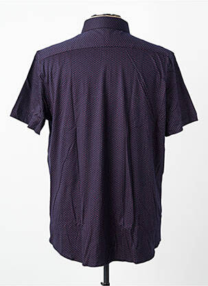 Chemise manches courtes imprimé fantaisie rouge DESOTO homme