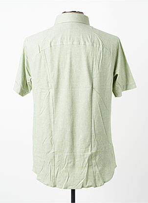 Chemise manches courtes coupe cintrée vert fonce DESOTO homme