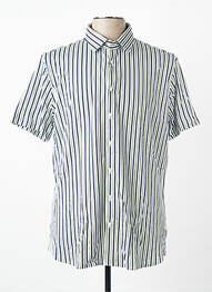 Chemise manches courtes coupe droite vert DESOTO homme
