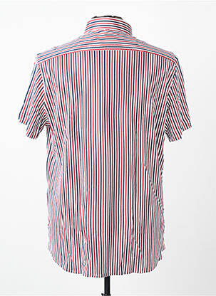 Chemise manches courtes coupe droite rouge DESOTO homme